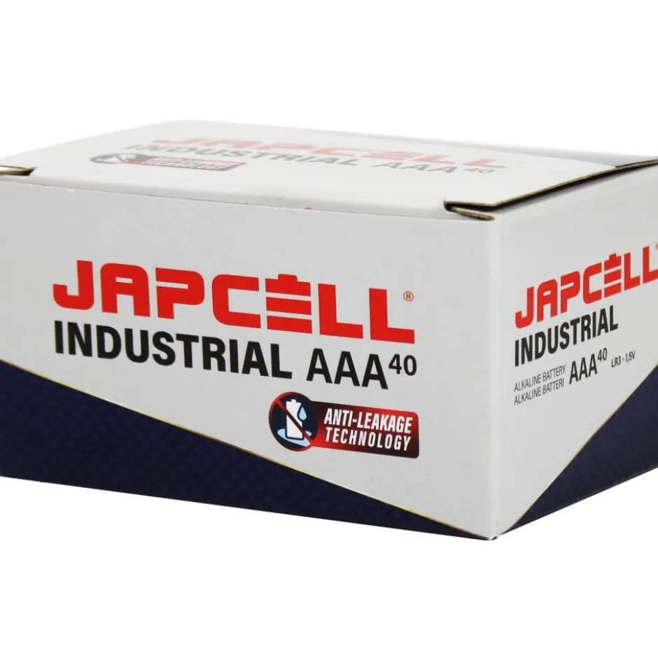 Japcell Industrial AAA batterier, 40 stk.
