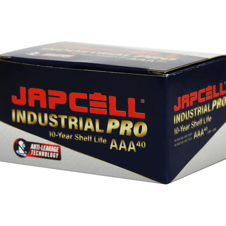 Japcell Industrial Pro AAA batterier, 40 stk.