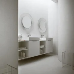 Kartell Laufen All Saints spejl med lys, transparent