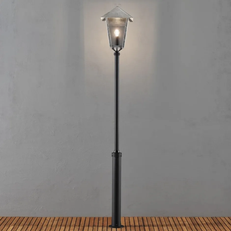 Konstsmide Benu parklampe, galvaniseret stål