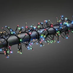 Konstsmide Cluster udendørs lyskæde, 2016 farvede lys, 13,5 meter