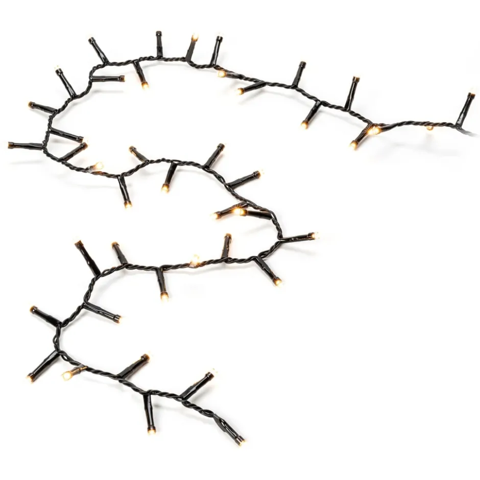 Konstsmide Cluster udendørs lyskæde, 800 ravfarvede lys, 17,58 meter
