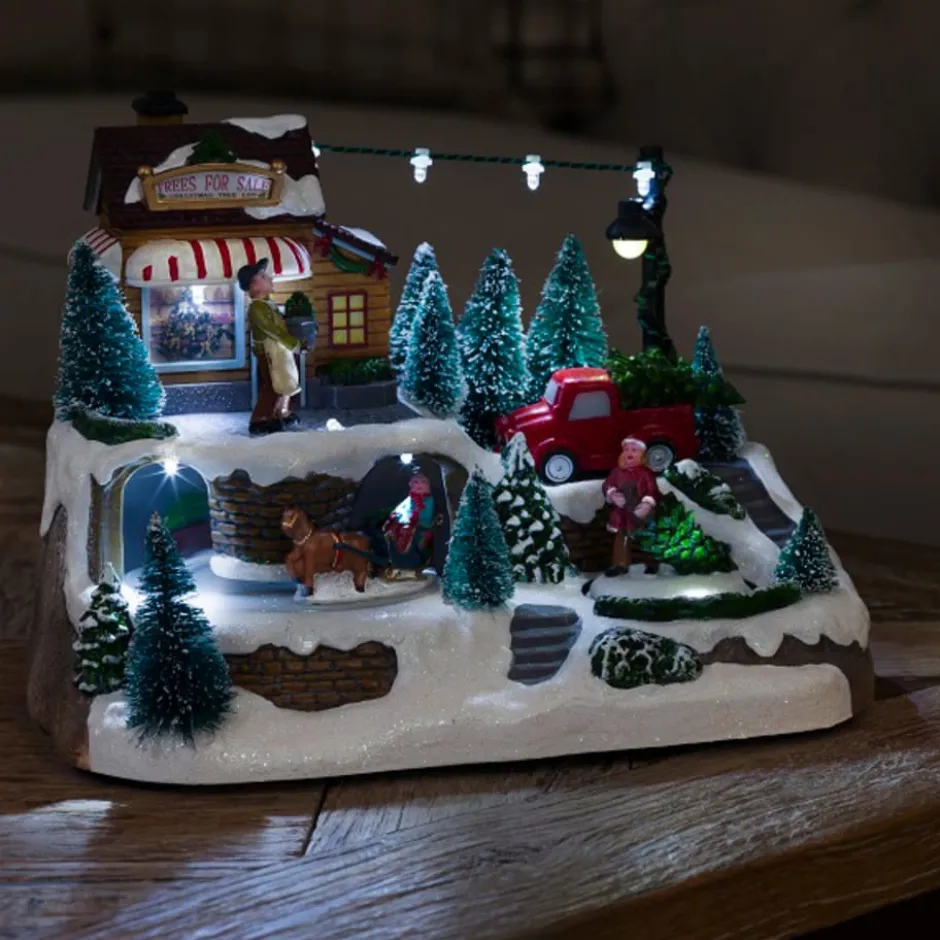 Konstsmide juletræ julelandsby