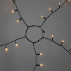 Konstsmide juletræskæde, 150 ravfarvede lys, 1,8 meter
