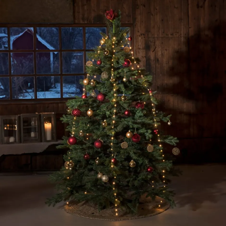 Konstsmide juletræskæde, 180 ravfarvede lys, 1,8 meter