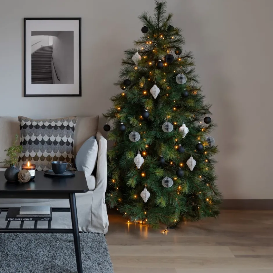 Konstsmide juletræskæde, 200 ravfarvede lys, 2,4 meter
