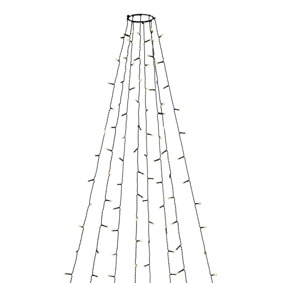 Konstsmide juletræskæde, 240 ravfarvede lys, 2,4 meter