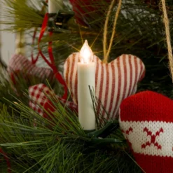 Konstsmide juletræslys, 5 stk, 8 cm, forlængersæt