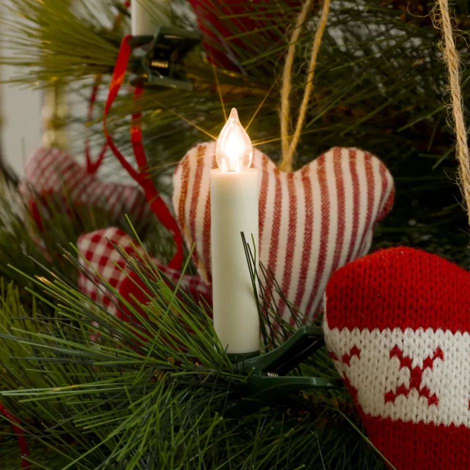 Konstsmide juletræslys, 5 stk, 8 cm, forlængersæt