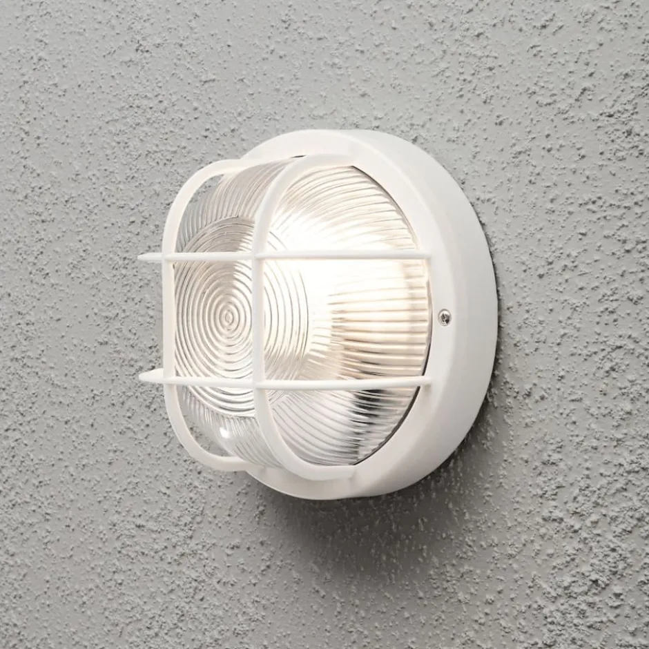 Konstsmide Mantova udendørs skotlampe, hvid