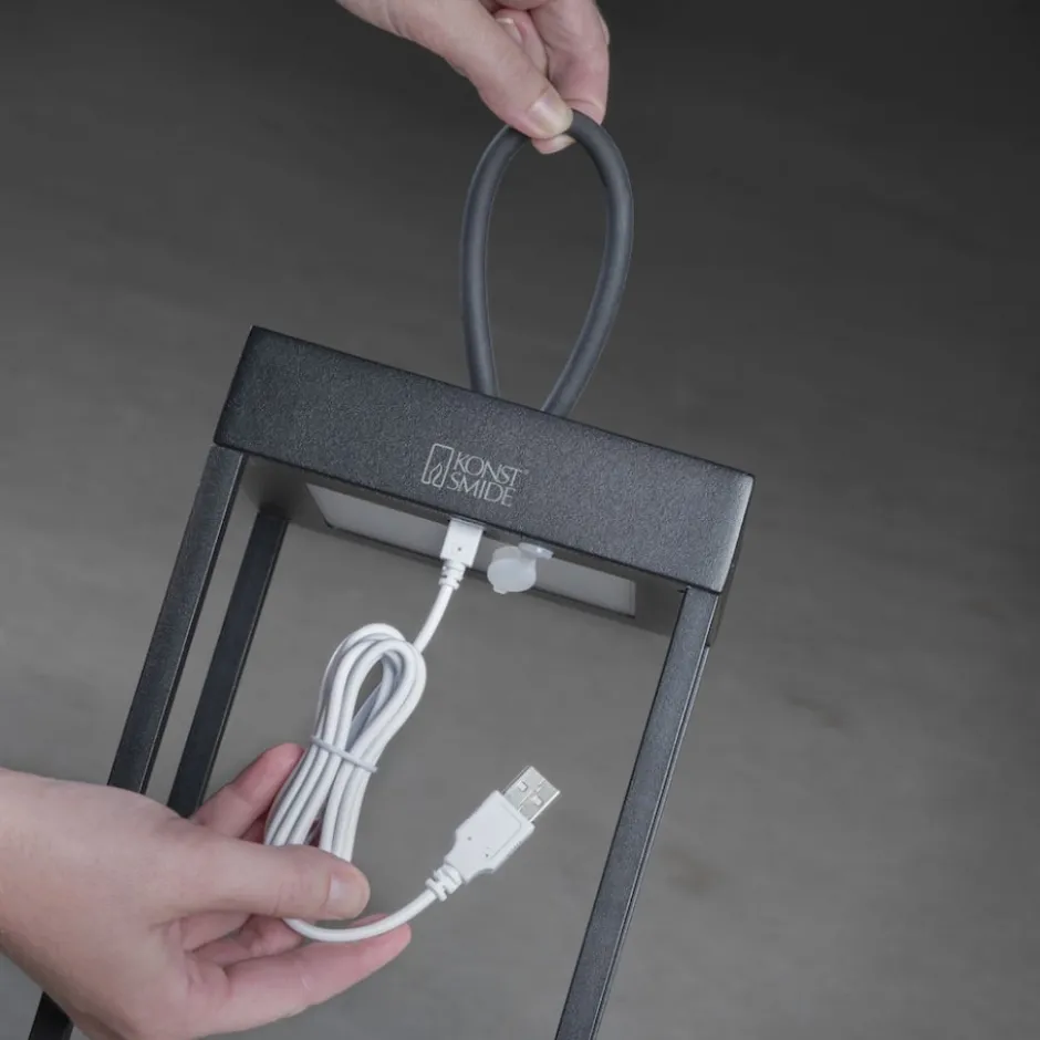 Konstsmide Ravello genopladelig udendørs bordlampe