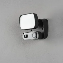 Konstsmide Smartlight udendørs væglampe med kamera, 10W
