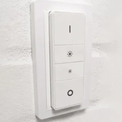 LAB3D indsats til Philips Hue V1 dimmer med LK Design ramme Base 63, hvid