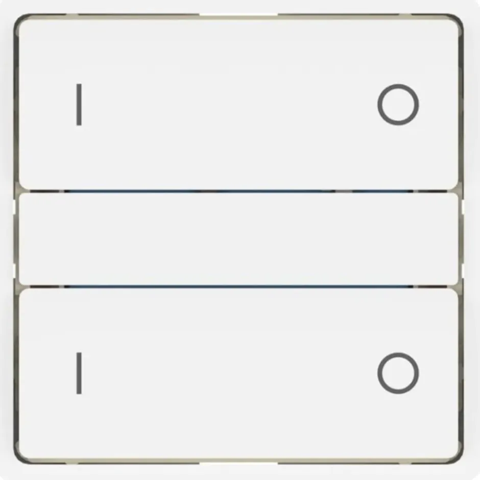 LAB3D Zigbee kontakt/lysdæmper til LK Fuga, tænd/sluk - hvid