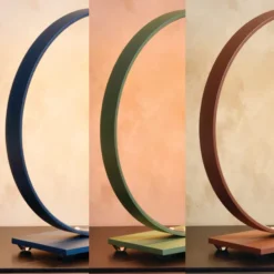 Le Deun Luminaires Nano bordlampe, rustfarvet