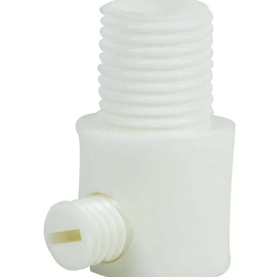 Ledningsaflaster - Plast-Hvid