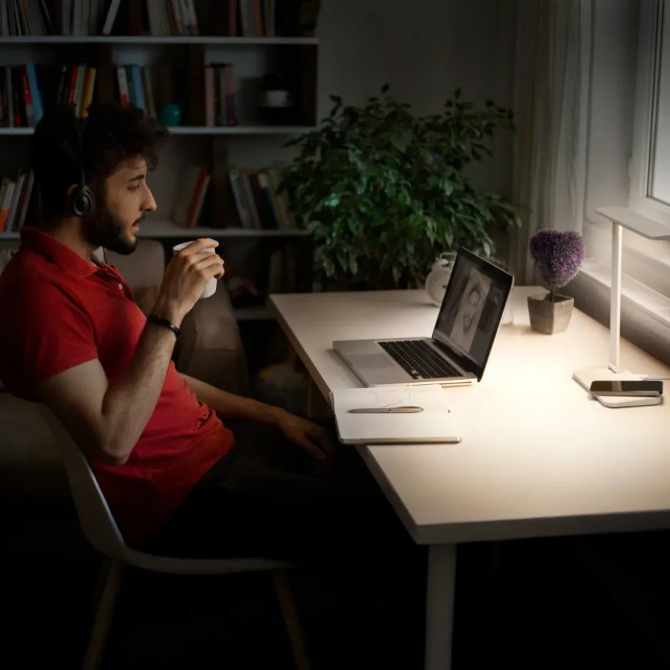 Ledvance Banker skrivebordslampe, hvid