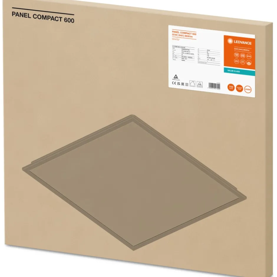 Ledvance Compact LED panel, 60x60 cm, 4000K