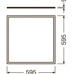 Ledvance Compact LED panel, 60x60 cm, 4000K