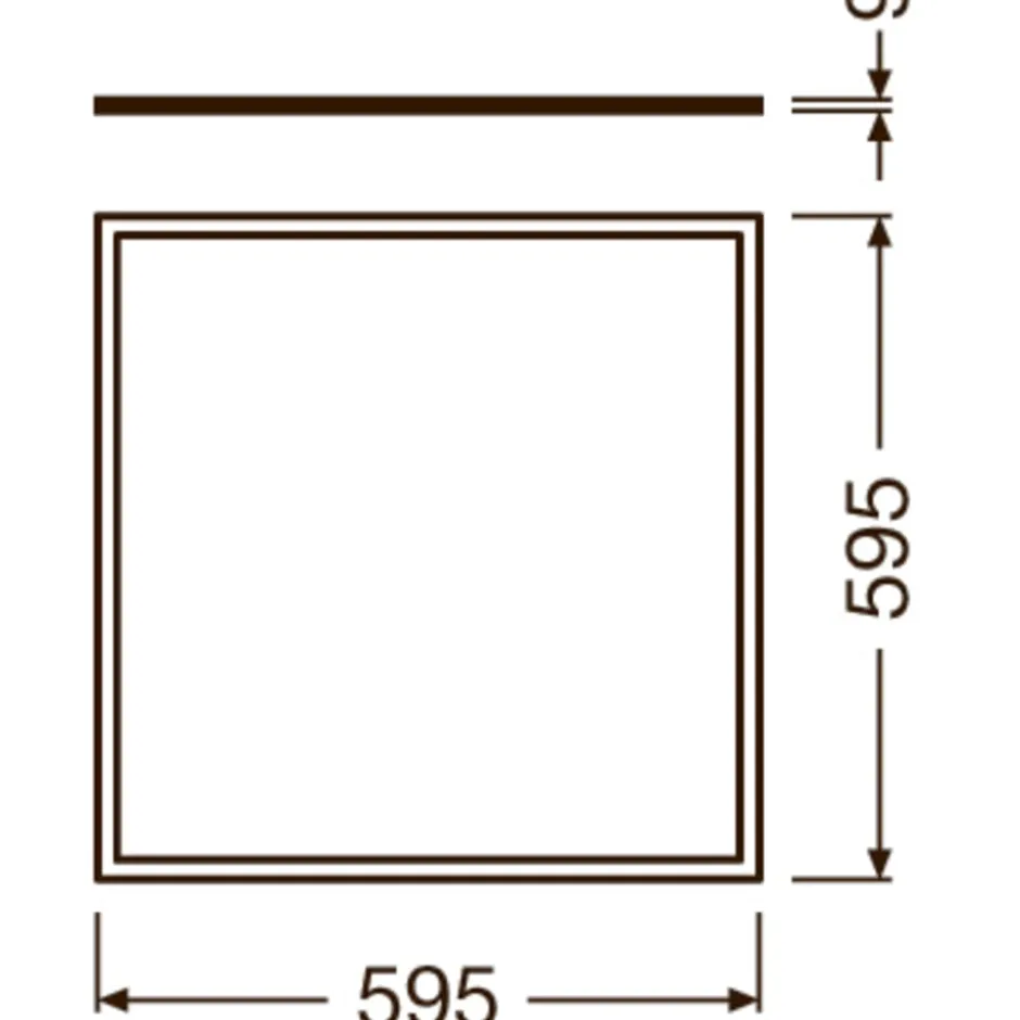 Ledvance Compact LED panel, 60x60 cm, 4000K