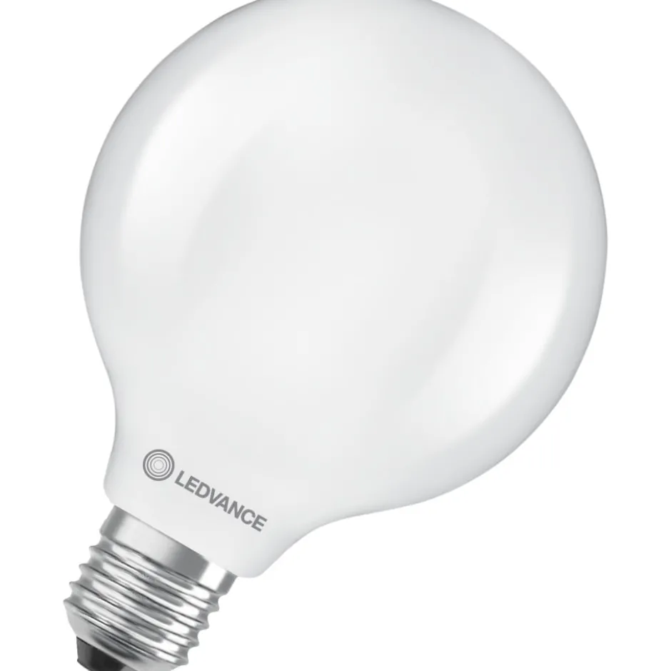 Ledvance E27 globepære, 6500K, 7,2W