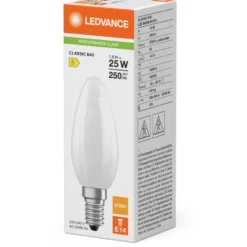 Ledvance E14 kertepære, 2700K, 1,8W