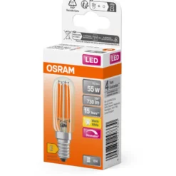 Ledvance E14 køleskabspære, 2700K, 6,5W