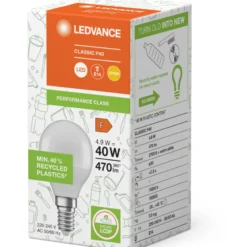Ledvance E14 kronepære, 2700K, 4,9W