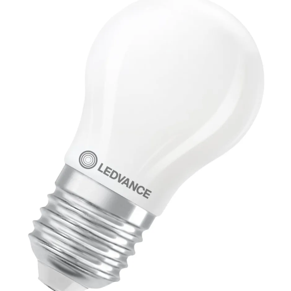 Ledvance E27 kronepære, 2700K, 1,8W