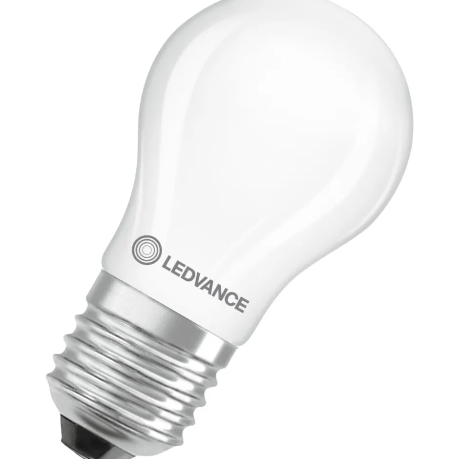 Ledvance E27 kronepære, 2700K, 3,4W