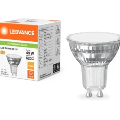 Ledvance GU10 spotpære, 2700K, 5,6W