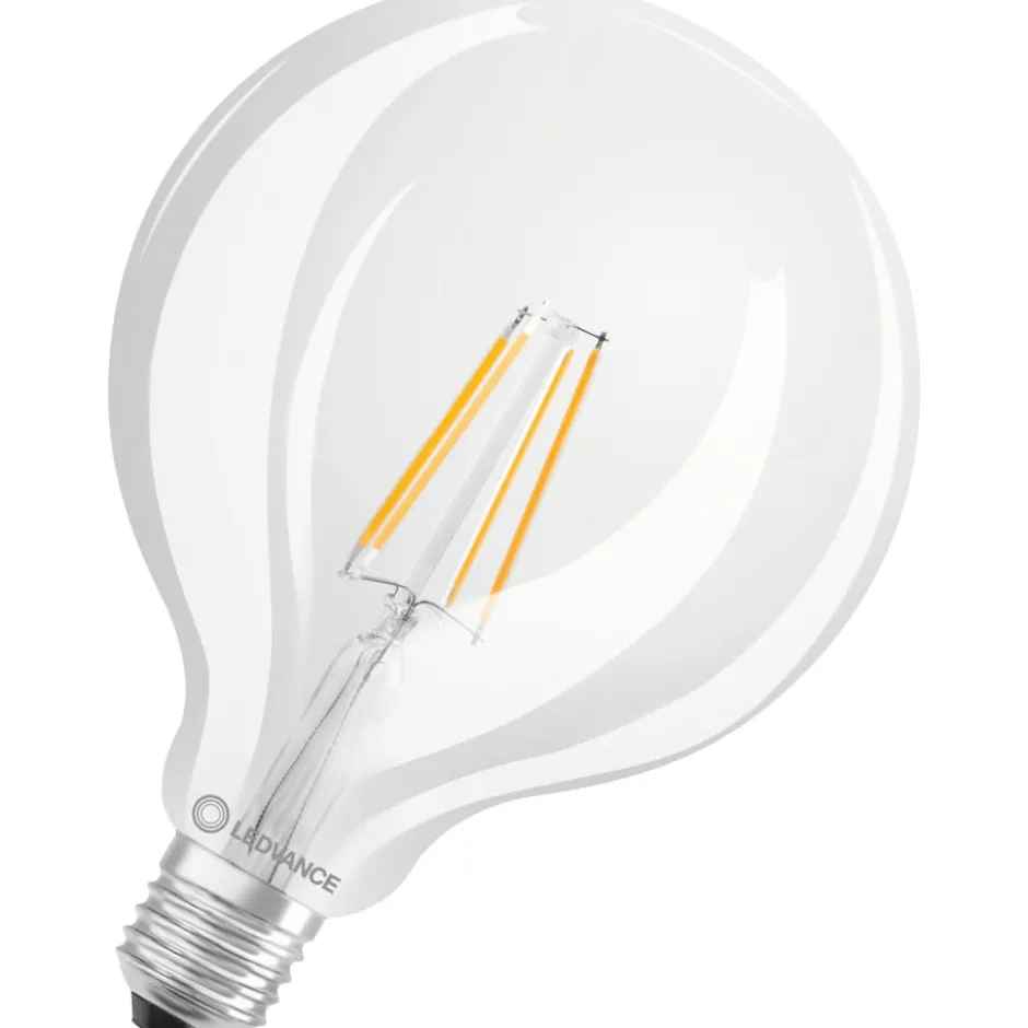 Ledvance Parathom E27 globepære, 2700K, 7W, Ø12,5 cm