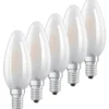 Ledvance Parathom E14 kertepære, 2700K, 4W, 5-pak