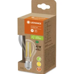 Ledvance Ultra Efficient E27 standardpære, 3000K, 2,2W