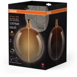 Ledvance Vintage 1906 Big Globe E27 globepære, 1800K, 4,8W