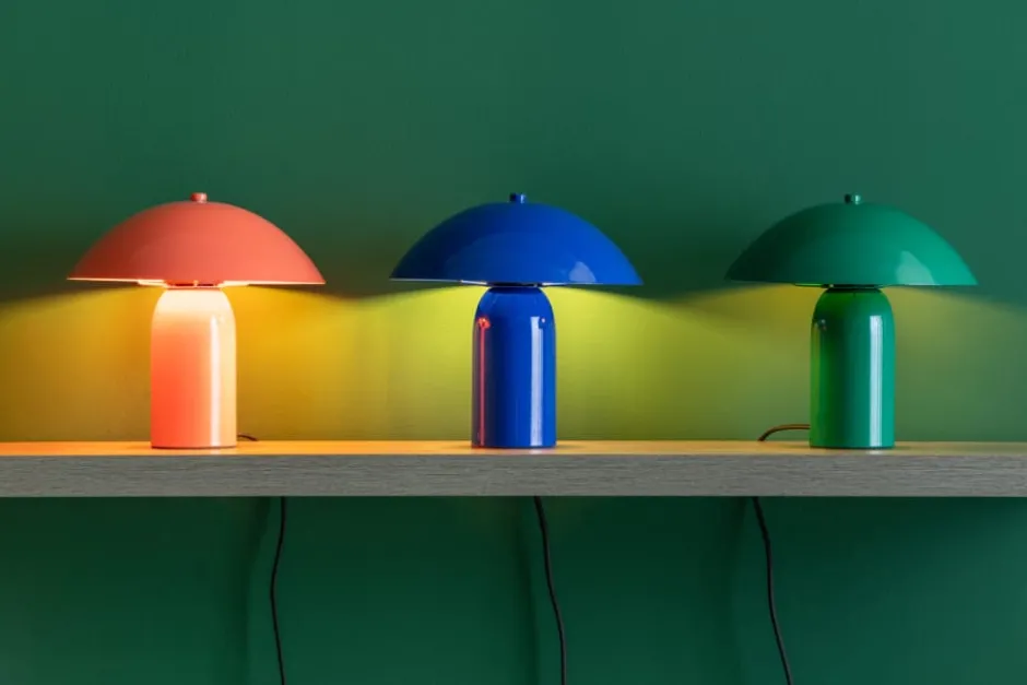 Leitmotiv Astuto bordlampe, blå