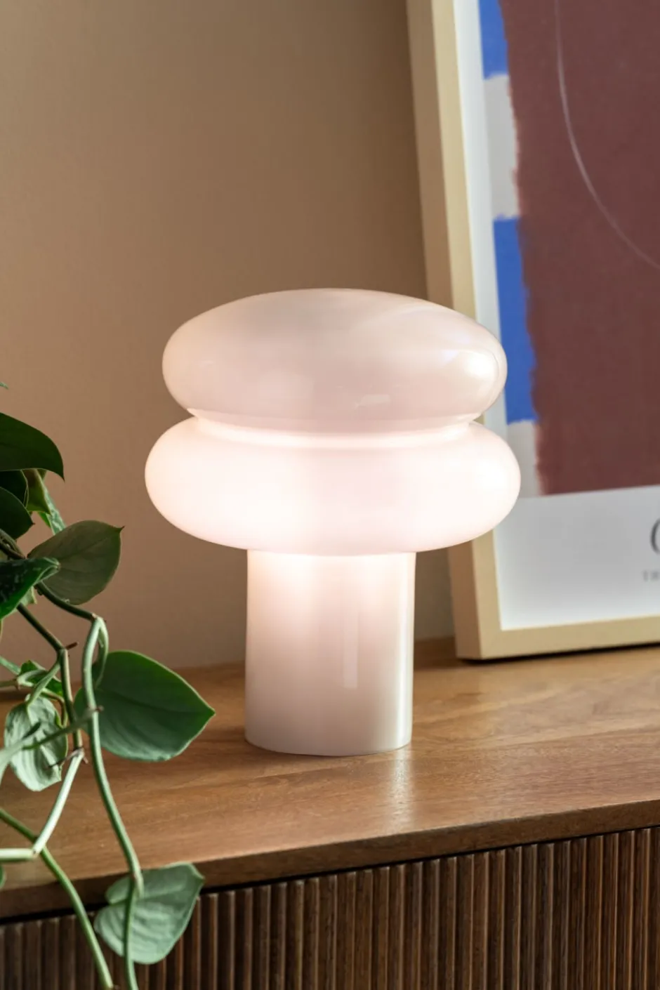 Leitmotiv Incesante Double bordlampe, grå