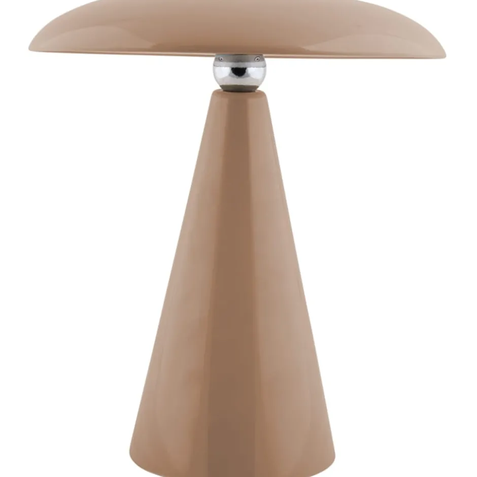 Leitmotiv Phoebe genopladelig bordlampe, brun