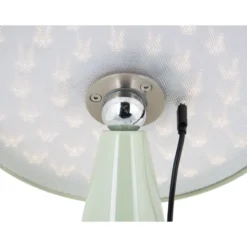 Leitmotiv Phoebe genopladelig bordlampe, grøn
