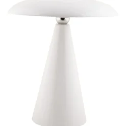 Leitmotiv Phoebe genopladelig bordlampe, hvid