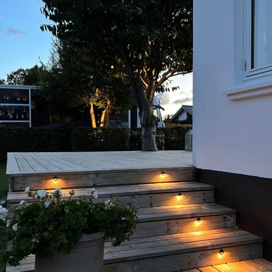 Light By Juhl Saga trappespots til indbygning, sølv
