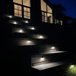 Light By Juhl Saga trappespots til indbygning, sølv