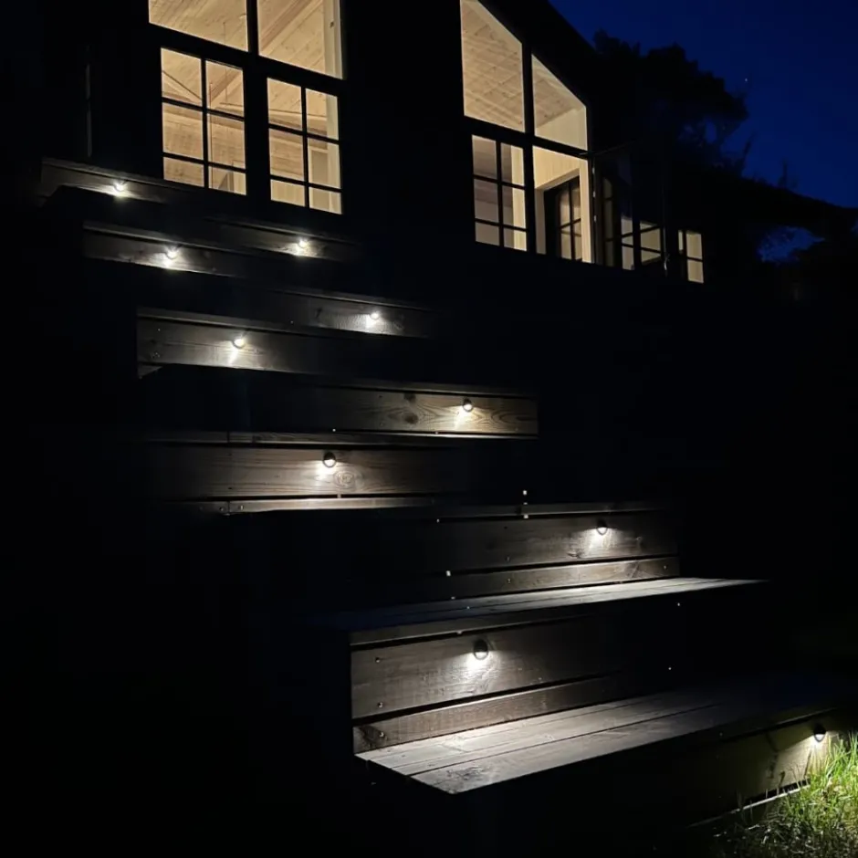 Light By Juhl Saga trappespots til indbygning, sølv