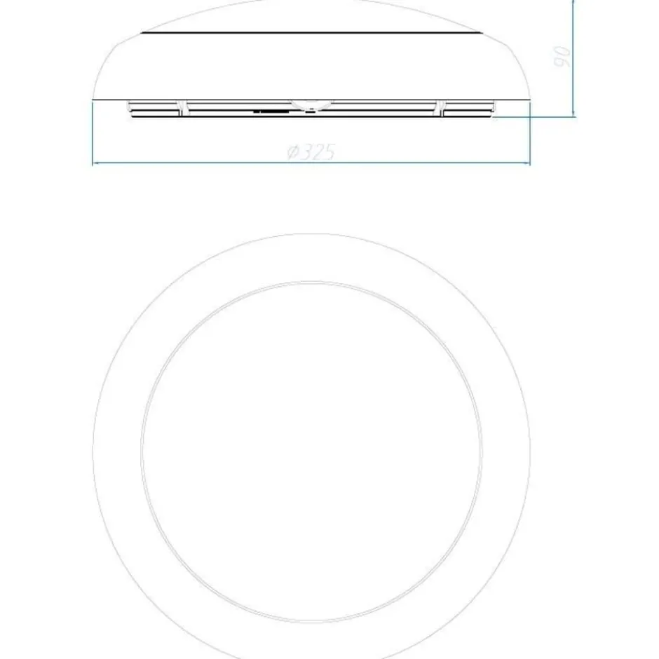 4lite Kudo plafond, krom