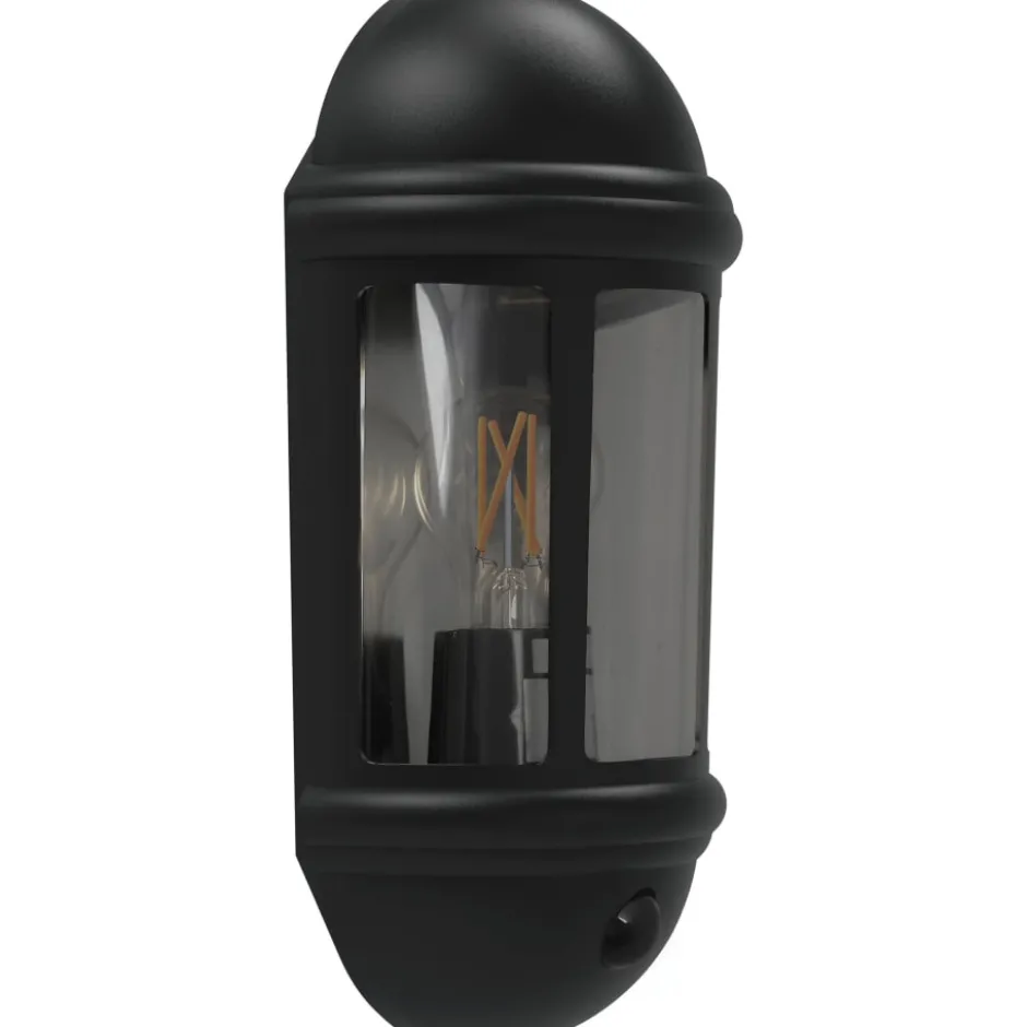 4lite Lantern Half udendørs væglampe med sensor