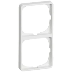 LK Fuga Baseline 50 ramme, 2x1 modul, hvid