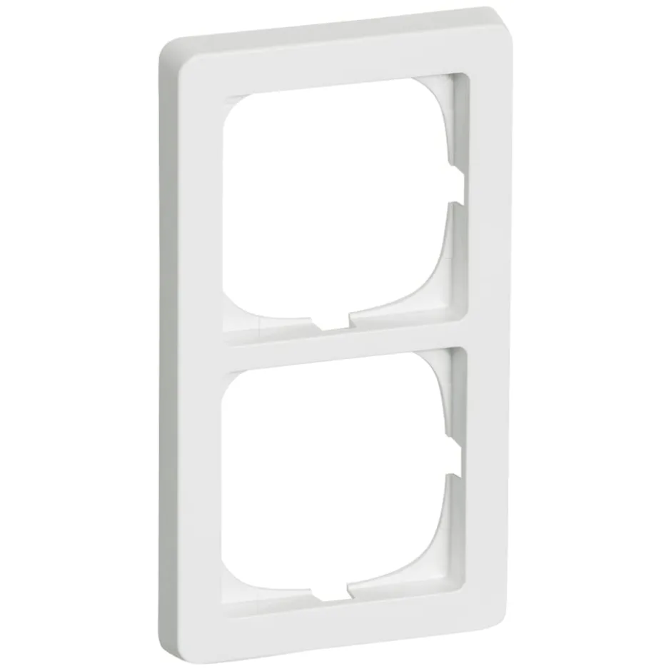 LK Fuga Baseline 63 ramme, 2x1 modul, hvid