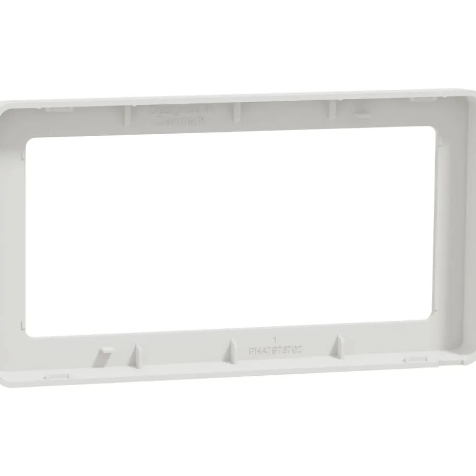 LK Fuga Base 63 ramme, 2 modul, hvid