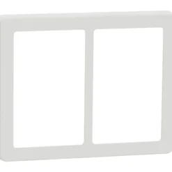 LK Fuga Base 63 ramme, 2x1,5 modul, hvid