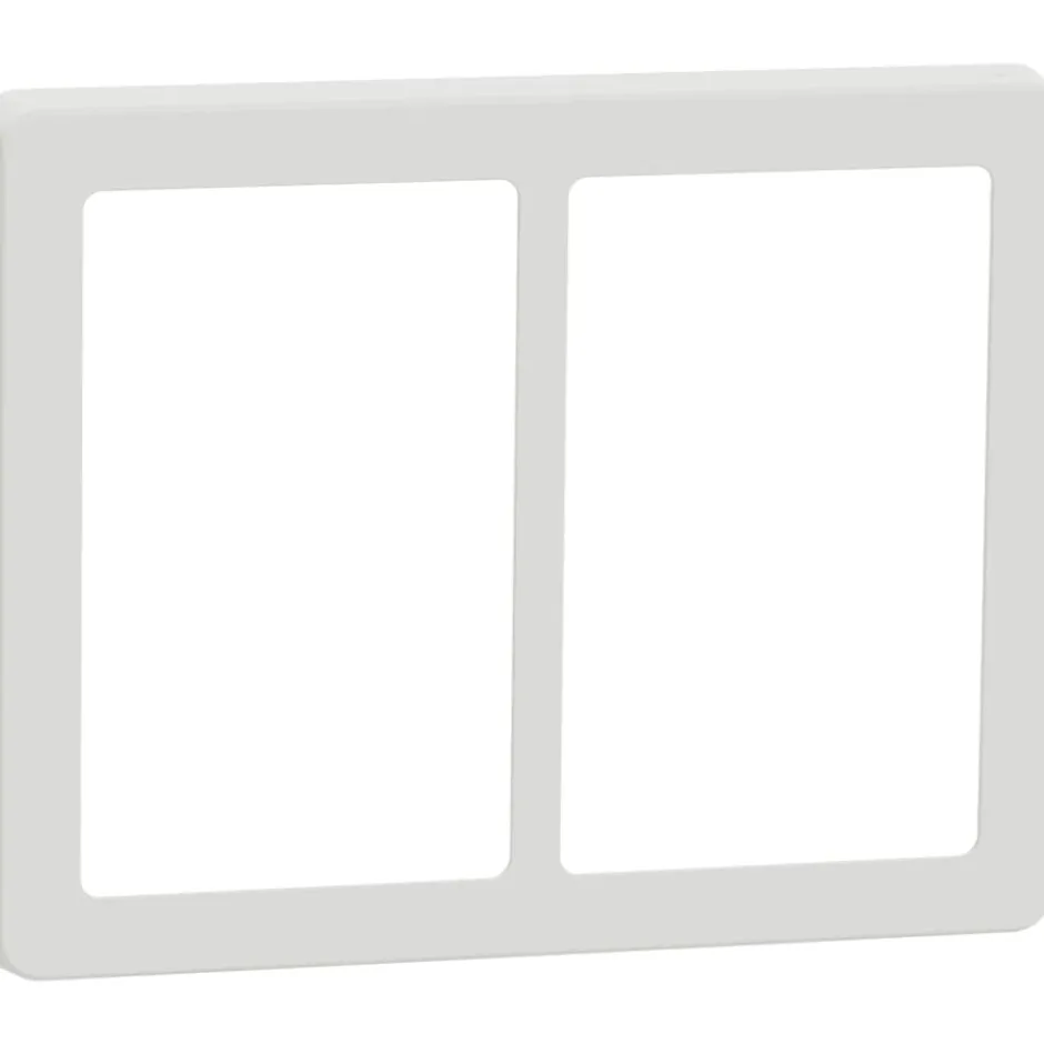 LK Fuga Base 63 ramme, 2x1,5 modul, hvid
